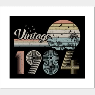 Vintage 1984 Design 36 Years Old 36th birthday for Men Women Posters and Art